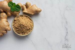 تصویر قلم و پودر زنجبیل